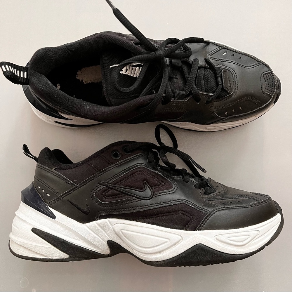 Nike M2K Tekno Women's Sneakers Sporty Black and White Size 7.5